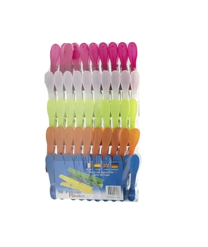 CLINI CARLIGE RUFE PLASTIC COLOR 50PCS TM 